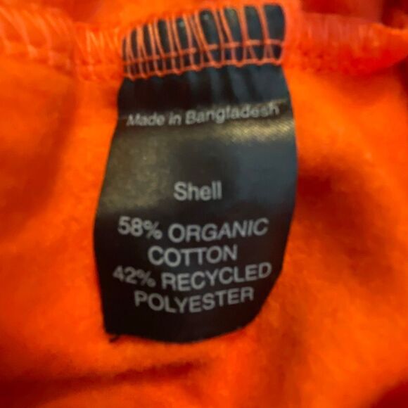 Moosejaw Original Frame Logo Pullover Hoodie Sweatshirt Flamingo Orange M - Picture 6 of 7